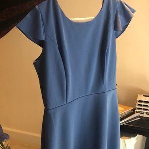 Blue A-Line Dress